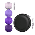 thumbnail image 3 of Silicone Sensory Balls Textured Fidget Stress Balls Silent Desk Fidget Toys for Adults, Teens, Anxiety Relief & Office Focus Use, 3 of 6