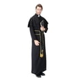 thumbnail image 6 of Adult Halloween Priest Robe Costume For Party Role Play, Cosplay Events, Stage Performances, Themed Gatherings And Dress Up For Halloween Parties, Costume Events, Photos And Cosplay, 6 of 6