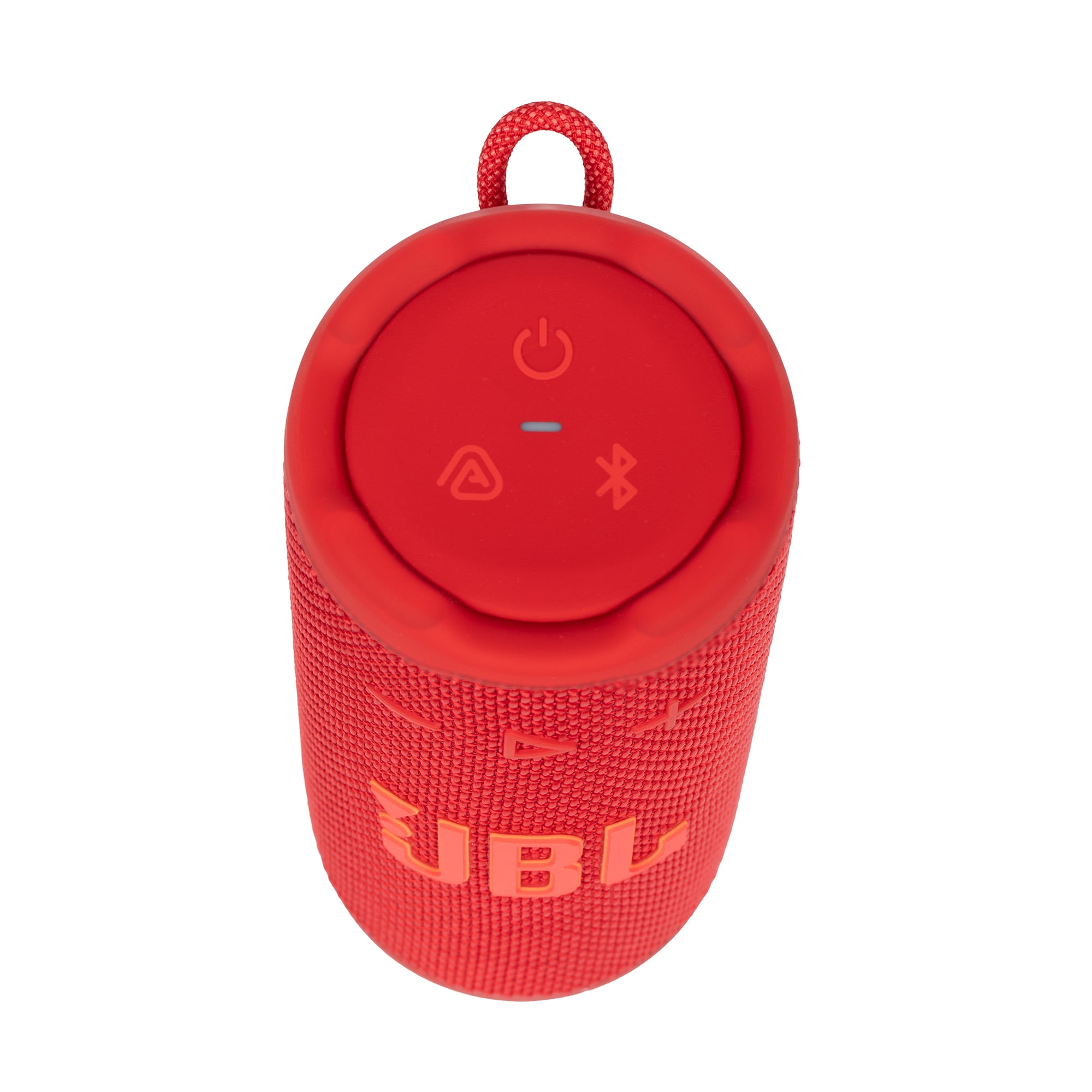 JBL Grip Portable Bluetooth Speaker Red (JBLGRIPRD) – IP68 Waterproof & Dustproof | Bluetooth 5.4 | AI Sound Boost | 14-Hour Battery | Includes Carrying Case & Cleaning Cloth