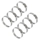 thumbnail image 1 of Uxcell 8 Pcs Abrazaderas de Manguera, 1.8-2.9 Pulgadas Abrazadera de Manguera Ajustable de Acero Inoxidable 304 para Fontanería Automotriz, Abrazaderas de Tubería de Línea de Combustible, Plata, 1 of 7