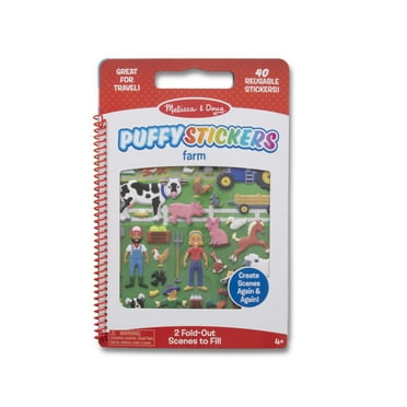 Melissa & Doug Puffy Stickers - Farm in PDQ