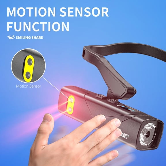 FurNest Headlamp Rechargeable 2025 Ear-Mounted LED Head Torch Sensor' 1000 Lum