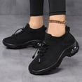 thumbnail image 2 of Pandaie Orthopedic Sneakers Women Breathable Slip on Walking Shoes Comfortable Plantar Fasciitis Athletic Running Nursing Shoes with Arch Support Black Size 5.5, 2 of 8