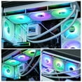 thumbnail image 3 of Thermalright TL-M12QW-S X3 120mm ARGB White PC Case Fans, 2000 RPM PWM, 68.9 CFM High Airflow, S-FDB Bearing, 3-Pack, 3 of 7