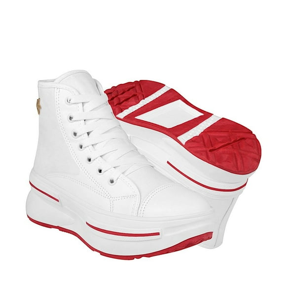 TENIS CASUALES DAMA STYLO 9314 TEXTIL BLANCO Stylo 9314
