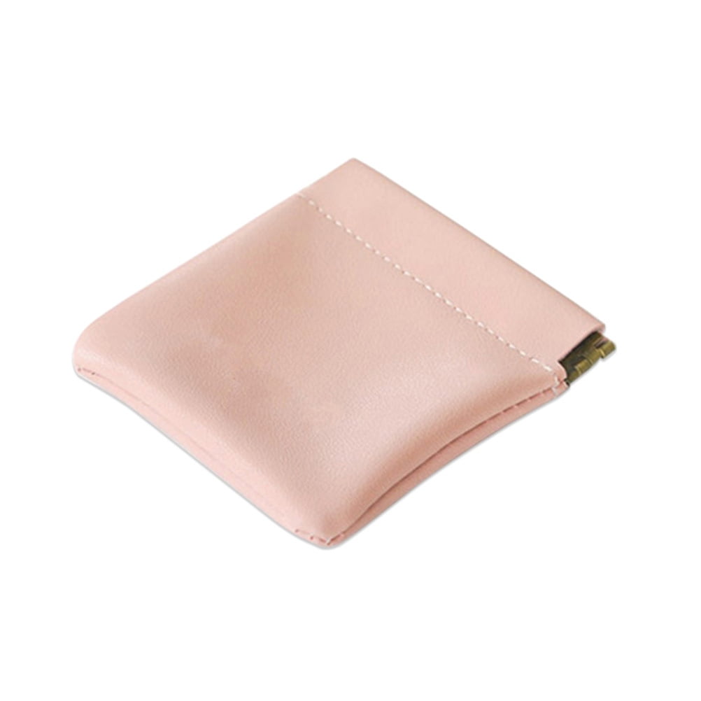 squeeze coin purse leather