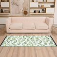 thumbnail image 2 of Yayeee Runner Rug for Bedroom 2'x6' Machine Washable Hallway Non Slip Mat, Green Leafy Pattern, 2 of 8