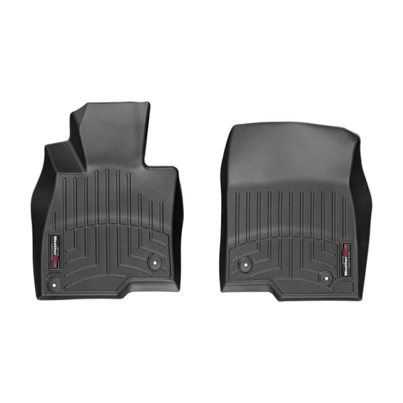 WeatherTech Custom Fit FloorLiners compatible with Mazda MAZDA6, MAZDA3 - 1st Row (Driver & Passenger), Black
