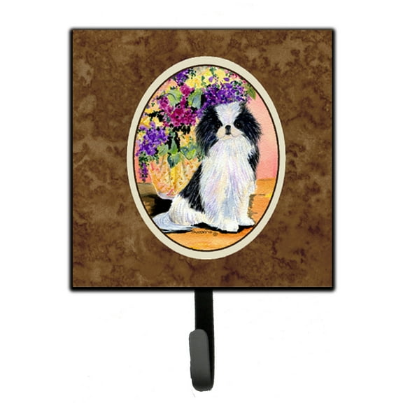 Carolines Treasures SS8299SH4 Japanese Chin Leash Holder or Key Hook, Small, Multicolor