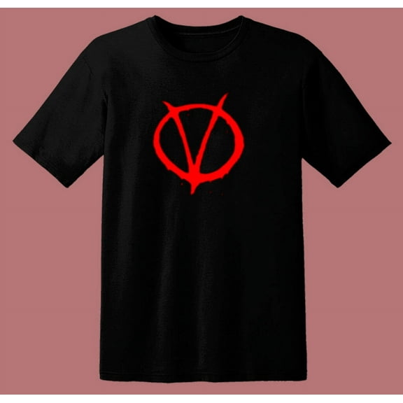 V For Vendetta Movie Symbol 80s T Shirt
