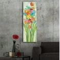 thumbnail image 4 of Epic Art 'Long Stem Bouquet II' by Silvia Vassileva, Acrylic Glass Wall Art, 16"x48", 4 of 8