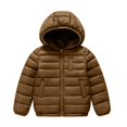thumbnail image 3 of Xingjin Boys Winter Coat, Kids Winter Jacket with Hood, Boys Puffer Jacket with Full Zip and Multi Pockets, Lightweight Warm Outerwear for Cold Weather, 3 of 8