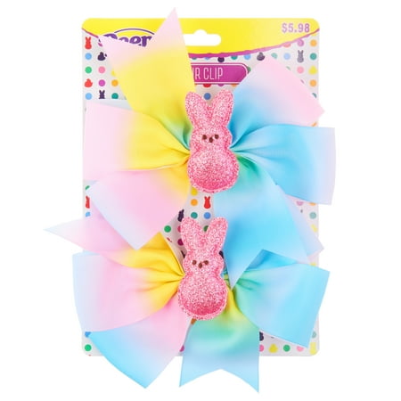 Easter Peeps Hair Accessories, Peeps Bunny Rainbow