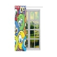 thumbnail image 3 of MKHERT Funny Cartoon Birds Window Curtain Living Room,Bedroom Window Drapes 52x84 inch, 3 of 3