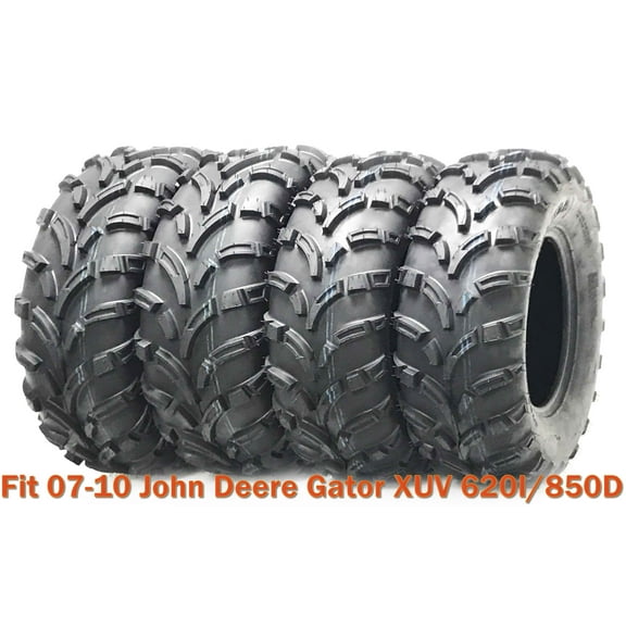 WANDA 4 ATV tires 25x10-12 & 25x11-12 for 07-10 John Deere Gator XUV 620I/850D