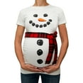 thumbnail image 2 of FAMTKT Maternity Summer Clothes, Women Christmas Snowman T Shirts Pregnancy Tee Tops Clothes, Plus Size Tops for Women, 2 of 9