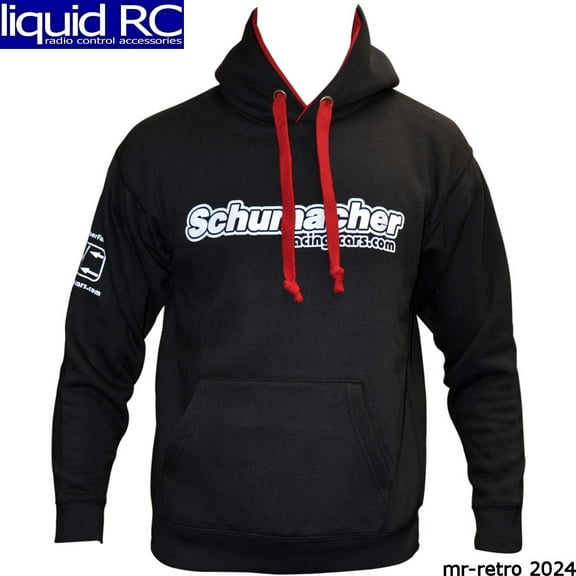 Schumacher Racing Products Ltd G1002L Schumacher Mono Hoody Black - L