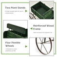 thumbnail image 2 of Pemberly Row Jardinière en Bois pour Plantes de Jardin avec Roue Verte, 2 of 8