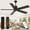 Old Oak/Black, variant on LANHAI XAUJX 52” Ceiling Fan with Remote Control, 6 Speeds, Reversible DC Motor, Indoor/Outdoor