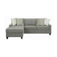 thumbnail image 2 of McLoughlin Upholstered Sectional Charcoal, 2 of 5