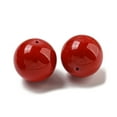 thumbnail image 2 of Dyed Turquoise Beads Round Red 20mm Hole: 1mm, 2 of 3