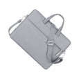thumbnail image 1 of Qarigey Estuche de transporte para computadora portátil con correa para el hombro Compartimentos pequeños impermeables Mujeres Hombres Manga Handgbag Bolsas de mensajero y de hombro Gris claro Qarigey AP012450-02, 1 of 6