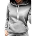 thumbnail image 6 of Sunisery 2Pcs Women's Jogger Casual Tracksuit Hoodie Sweatshirt + Pants Sets Sportswear, 6 of 6