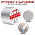 thumbnail image 5 of Outdoor Waterproof Butyl Tape,Newest All-Round Sealing Tape Leak Repair Tape, Aluminum Butyl Repair Tape VOC-Free for Pipe RV Awning Sail Roof Window Sealing Boat Sealing, 5 of 8