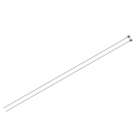 

2Pack Straight Ejector Pins 2mm (5/64 ) Dia. 65Mn Steel Round Tip Punch 300mm (12 ) Long