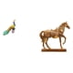 thumbnail image 1 of Escultura De Caballo De Pavo Real, Figura Decorativa Para Jardín, Artesanía, Estatua De Resina Grabada, Figuras De Animales Para Decoración Del Hogar, La Oficina Y El Jardín., 1 of 8