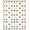 White, Pattern 2, variant on ODIKA 4' x 6' Machine Washable Non-Slip Area Rug, Moroccan Star High Traffic Rug, White, 17611