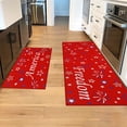 thumbnail image 3 of 4th of July Kitchen Mats Independence Day Patriotic Kitchen Rugs for Floor Non Slip Freedom Home Decor 2 Piece Set, 3 of 6