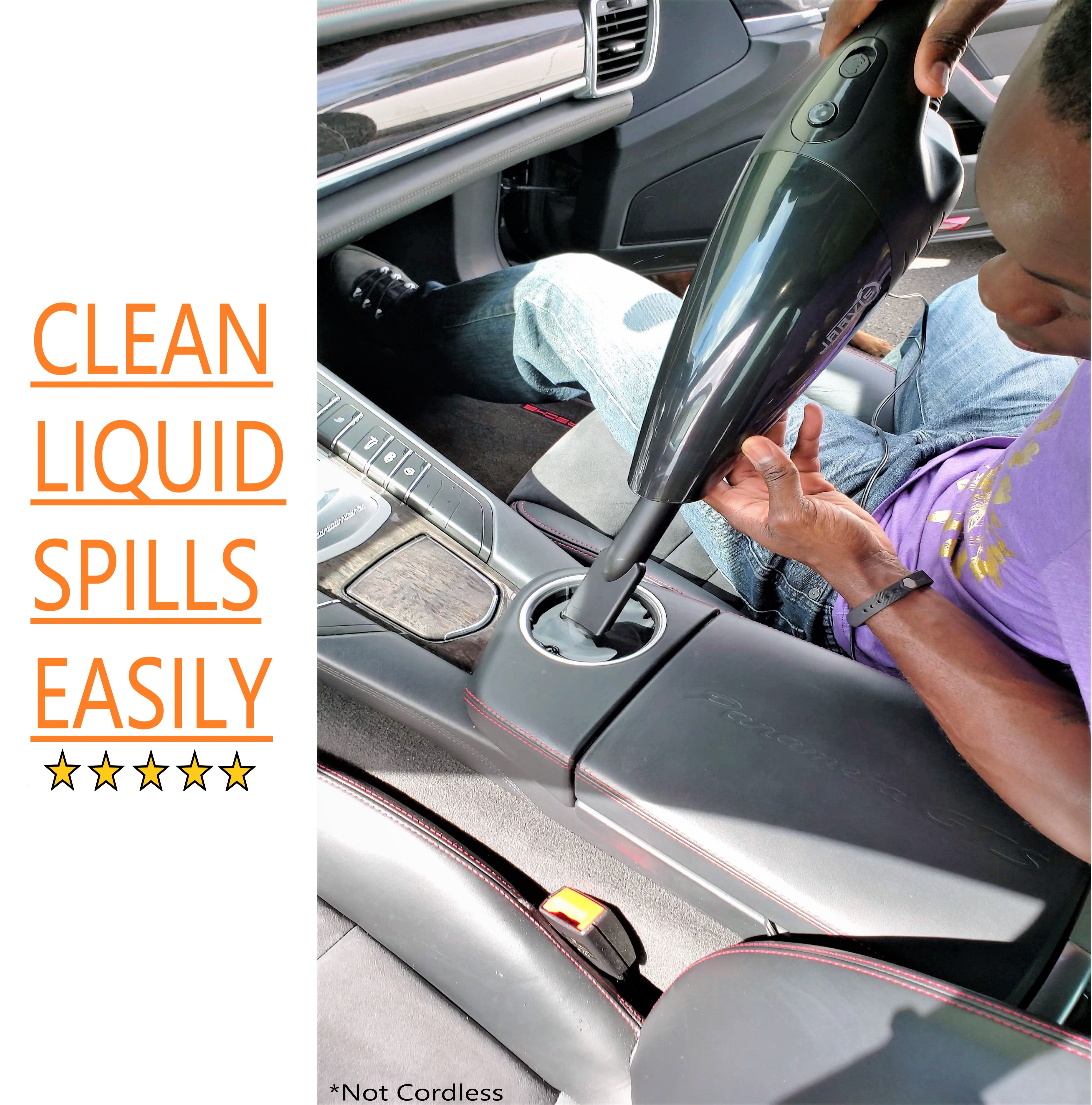 Jarvis Cordless Handheld Vacuum for Car Home Kitchen All Surfaces. Wet Dry