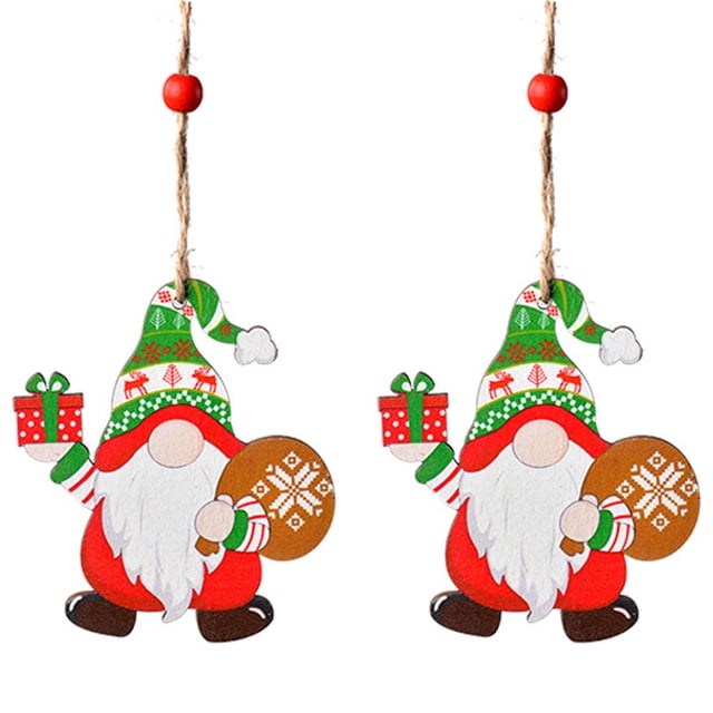 Weihnachtsschmuck, Weihnachtsbaum-Holz-Anhänger-Dekoration Zhivalor CWY-0609