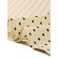 thumbnail image 5 of INSPIRE CHIC Women's Elastic Waist Zipper Polka Dots Casual Midi Skirt, 5 of 5