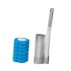 thumbnail image 3 of Juego de cepillos de baño desechables con recambios y varilla Cepillo compacto para inodoro Gris, 3 of 7