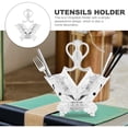 thumbnail image 2 of Minkissy Spoons and Forks Set Zinc Alloy Kitchen Storage for Daily Use 1Set, 2 of 4