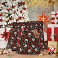 thumbnail image 5 of Fuzoiu Red Rose Skull Print Christmas Gift Bag,Burlap Gift Bag with Drawstring Closure & Hang Tag,Perfect for Holidays, Birthdays, and Special Occasions-Small, 5 of 7