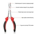 thumbnail image 7 of 5Ijo 6-Inch Pointed-Nose Pliers|Long Reach Long Nose Pliers 6 Inches Mini Wire Cutter With High Leverage TPR Handles Jewelry Making Pliers For Hard To Reach Narrow Reduce Efforts, 7 of 7