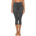 thumbnail image 2 of Yoga Capris for Women New Women's High Waisted Yoga Capris with Pockets Workout Sports Running Capris Leggings Quick Dry Seamless Yoga Pants Capris for Women with Pockets Dark Gray S, 2 of 6