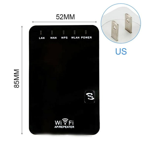 Mini Repetidor Wifi De 300Mbps, Extensor Inalámbrico De 2,4G, Amplificador De Señal Wifi, Repetidor De Largo Alcance Yuarrent EL012787-00