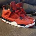 thumbnail image 1 of Ni - ke Jordan 4 Men sz 12 Shoes Red FIBA World Cup Air Retro SE 2019 Basketball shoes, 1 of 5