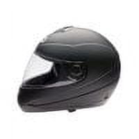 MMG Adult Full Face Helmet DOT – Matte Black X-LARGE (with Spare Shield) Model 26