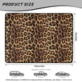 thumbnail image 7 of COEQINE Universal Cargo Liner for Cars SUVs, Scratch-proof Trunk Protection Cute Back Cargo Mat Vehicle Interior Accessories, 29 x 39 Inches, Brown Leopard Print, 7 of 7