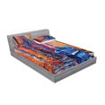 thumbnail image 2 of Ambesonne Nautical Fitted Sheet & Pillow Sham Set, Dark Sea Fishing Boat, Queen, Multicolor, 2 of 2