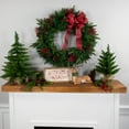 thumbnail image 3 of Northlight Rosemary Emerald Angel Pine Artificial Christmas Wreath - 30-Inch, Unlit, 3 of 6