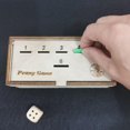 thumbnail image 3 of Juego de mesa Warkul Penny con caja de madera de pino, dados, monedas verdes, 2 a 6 jugadores, estrategia competitiva para niños, adultos, familia, regalo de cumpleaños y Navidad, 3 of 7