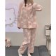 thumbnail image 4 of Sanrio-Conjunto de pijama de Hello Kitty para mujer, ropa de dormir informal de manga larga con dibujos animados, color rosa, 2 piezas, para primavera y otoño, 4 of 5