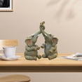 thumbnail image 3 of Estatua de de pareja Pareja Estatua Esculturas Animal para accesorios de dormitorio Adorno de Fanmusic Estatua de de pareja, 3 of 7