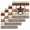 Brown Beige, variant on Teal Brown Farmhouse Kitchen Dish Towels for Drying Dishes Set of 3, Country Texas Star Vintage Waffle Weave Microfiber Hand Tea Bathroom Towels Quick Dry & Absorbent Towel 15.7x23.6
